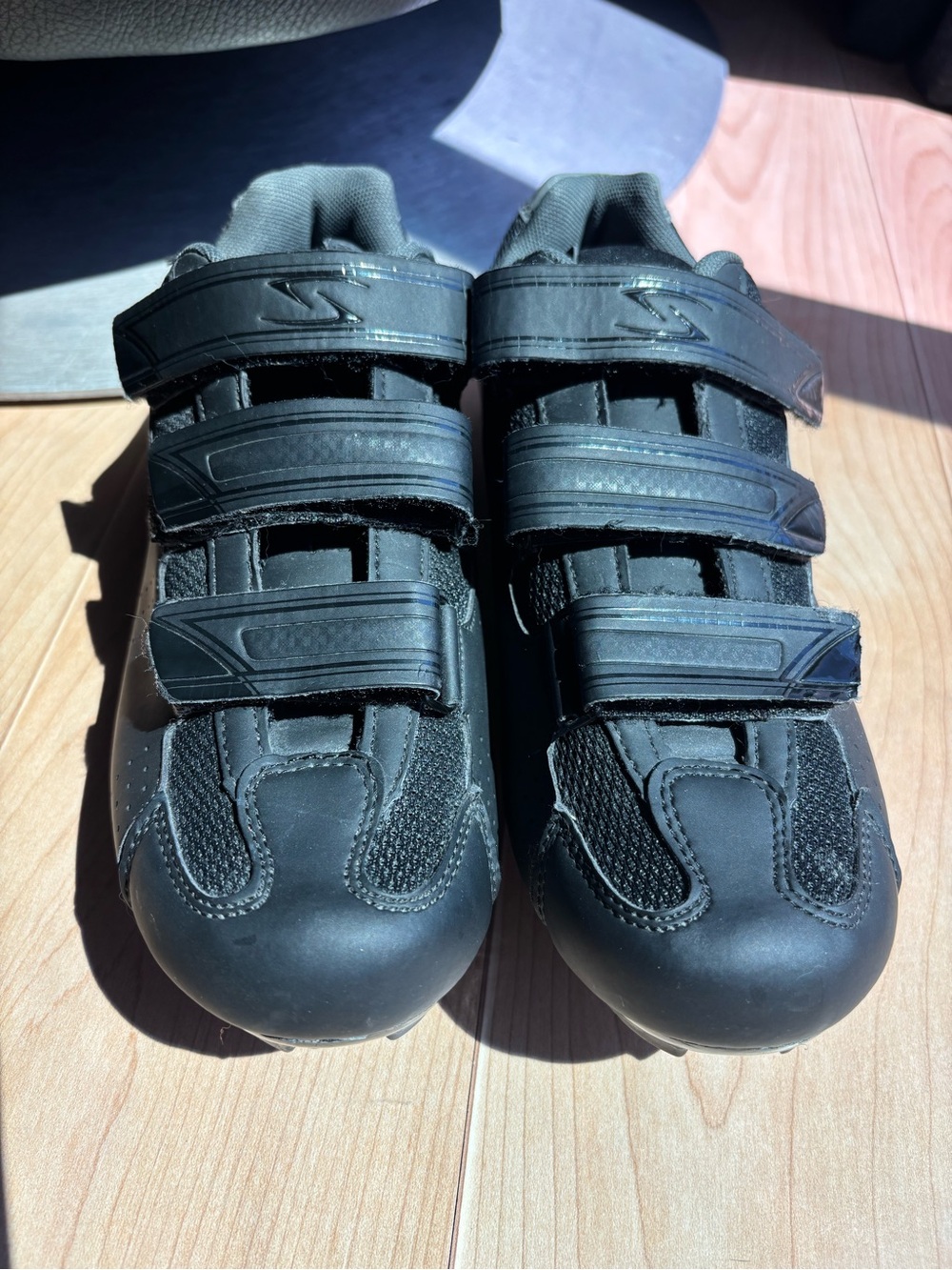 Serfas Black Velcro Women’s Spin Bike Cycling Delta Cleats Shoes